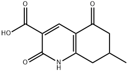 7-Methyl-2,5-dioxo-1,2,5,6,7,8-hexahydroquinoline-3-carboxylic acid Struktur