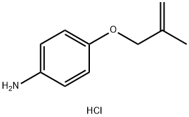 {4-[(2-Methyl-2-propen-1-yl)oxy]phenyl}amine hydrochloride Struktur