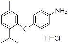 4-(2-ISOPROPYL-5-METHYLPHENOXY)ANILINEHYDROCHLORIDE Struktur