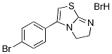 3-(4-bromophenyl)-5,6-dihydroimidazo[2,1-b][1,3]thiazole hydrobromide Struktur