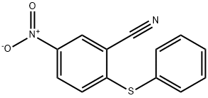 5-nitro-2-(phenylthio)benzonitrile Struktur