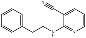 2-[(2-Phenylethyl)amino]nicotinonitrile Struktur