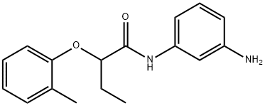 N-(3-Aminophenyl)-2-(2-methylphenoxy)butanamide Struktur