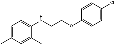 N-[2-(4-Chlorophenoxy)ethyl]-2,4-dimethylaniline Struktur