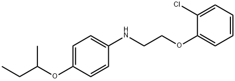 N-[4-(sec-Butoxy)phenyl]-N-[2-(2-chlorophenoxy)-ethyl]amine Struktur