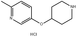 6-Methyl-3-pyridinyl 4-piperidinyl etherdihydrochloride Struktur