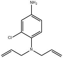 N-1-,N-1-Diallyl-2-chloro-1,4-benzenediamine Struktur