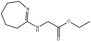 Ethyl N-(3,4,5,6-tetrahydro-2H-azepin-7-yl)-glycinate Struktur