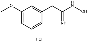 2-(3-Methoxyphenyl)acetamidoxime hydrochloride Struktur