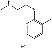 N-Methyl-N'-(2-methylphenyl)ethane-1,2-diamine hydrochloride Struktur