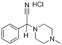 (4-Methyl-piperazin-1-yl)-phenyl-acetonitrile hydrochloride Struktur