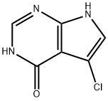 5-Chloro-7H-pyrrolo[2,3-d]pyrimidin-4-ol Struktur