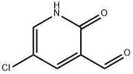 5-chloro-2-oxo-1,2-dihydro-3-pyridinecarbaldehyde Structure