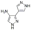 1H,1'H-3,4'-Bipyrazol-4-amine Struktur