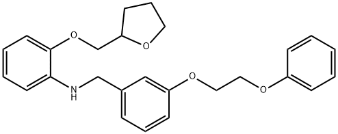 N-[3-(2-Phenoxyethoxy)benzyl]-2-(tetrahydro-2-furanylmethoxy)aniline Struktur