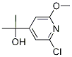 2-(2-chloro-6-methoxy-4-pyridinyl)-2-propanol Struktur