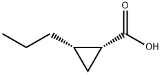 (1S,2R)-2-propylcyclopropanecarboxylic acid Struktur