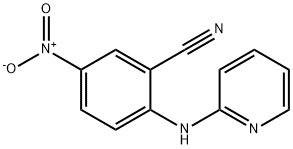 5-nitro-2-(pyridin-2-ylamino)benzonitrile Struktur