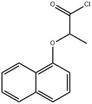 2-(1-naphthyloxy)propanoyl chloride Struktur