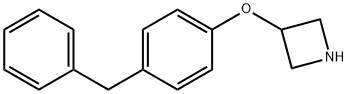 3-(4-Benzylphenoxy)azetidine Struktur