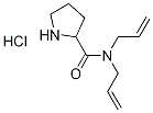 N,N-Diallyl-2-pyrrolidinecarboxamide hydrochloride Struktur