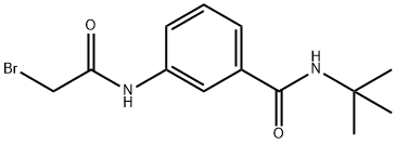 3-[(2-Bromoacetyl)amino]-N-(tert-butyl)benzamide Struktur