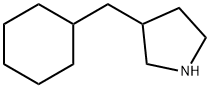 3-(Cyclohexylmethyl)pyrrolidine Struktur