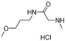 N-(3-Methoxypropyl)-2-(methylamino)acetamidehydrochloride Struktur