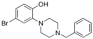 2-(4-Benzyl-1-piperazino)-4-bromophenol Struktur