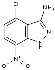 4-氯-7-硝基-1H-吲唑-3-胺, 1192263-96-9, 結(jié)構(gòu)式