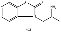 3-(2-Amino-propyl)-3H-benzooxazol-2-onehydrochloride Struktur