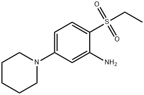 2-(Ethylsulfonyl)-5-(1-piperidinyl)aniline Struktur