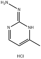 2-Hydrazino-4-methylpyrimidine hydrochloride Struktur