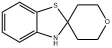 3H-Spiro[1,3-benzothiazole-2,4'-oxane] Struktur