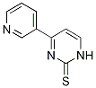 4-Pyridin-3-ylpyrimidine-2(1H)-thione Struktur