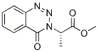 Methyl (2S)-2-(4-oxo-1,2,3-benzotriazin-3(4H)-yl)-propanoate Struktur