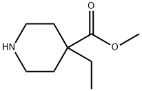 Methyl 4-ethylpiperidine-4-carboxylate hydrochloride Struktur