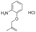 {2-[(2-Methyl-2-propen-1-yl)oxy]phenyl}amine hydrochloride Struktur