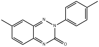 7-Methyl-2-(4-methylphenyl)-1,2,4-benzotriazin-3(2H)-one Struktur