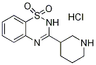 3-Piperidin-3-yl-2H-benzo[1,2,4]thiadiazine 1,1-dioxide hydrochloride Struktur