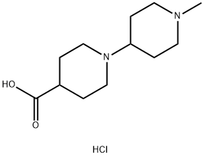 1''-METHYL-[1,4'']BIPIPERIDINYL-4-CARBOXYLIC ACIDHYDROCHLORIDE Struktur