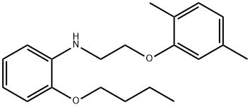 2-Butoxy-N-[2-(2,5-dimethylphenoxy)ethyl]aniline Struktur