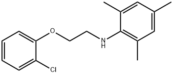 N-[2-(2-Chlorophenoxy)ethyl]-2,4,6-trimethylaniline Struktur