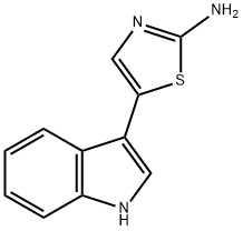 5-(1H-indol-3-yl)-1,3-thiazol-2-amine Struktur