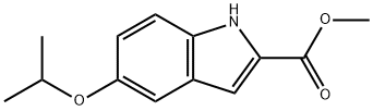 methyl 5-isopropoxy-1H-indole-2-carboxylate Struktur