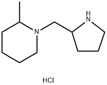 2-Methyl-1-(2-pyrrolidinylmethyl)piperidinedihydrochloride Struktur