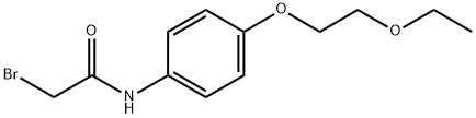 2-Bromo-N-[4-(2-ethoxyethoxy)phenyl]acetamide Struktur