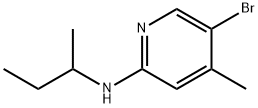 N-(5-Bromo-4-methyl-2-pyridinyl)-N-(sec-butyl)amine Struktur