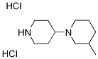 4-(3-Methyl-1-piperidinyl)piperidinedihydrochloride Struktur