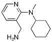 3-(Aminomethyl)-N-cyclohexyl-N-methyl-2-pyridinamine Struktur